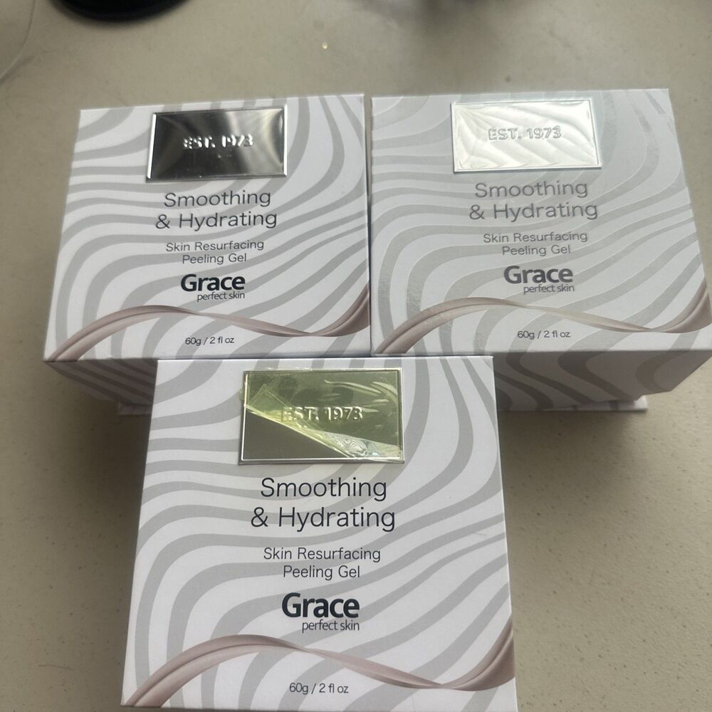 Grace Perfect Skin Smoothing Hydrating Skin Resurfacing Peeling Gel lot of 3